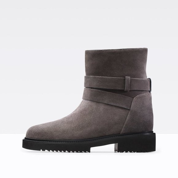 Vince Cagney Shearling Furlined Suede 